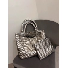 Handwoven Straw-Like Tote Bag  – Artisan Crafted