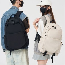 Black Nylon Backpack for Men